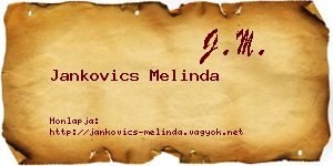 Jankovics Melinda névjegykártya